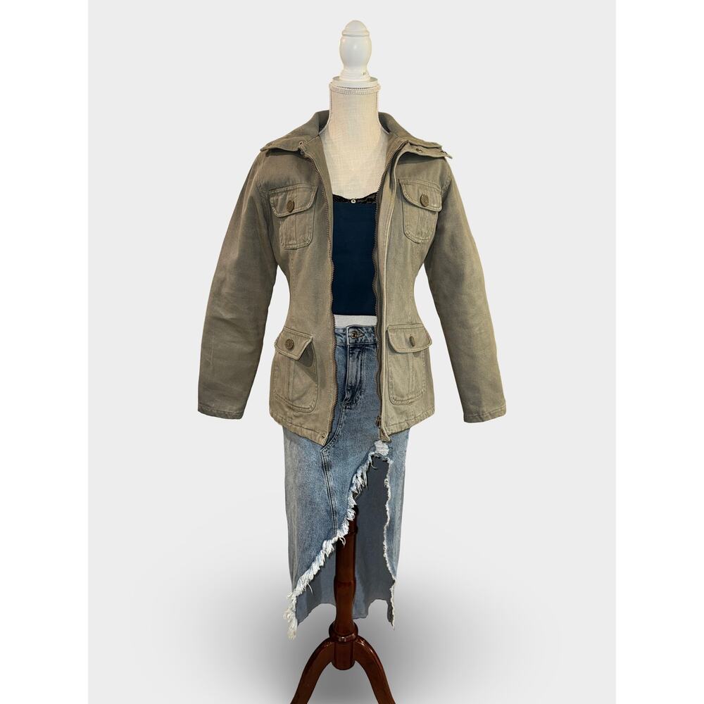Vintage Atmosphere Duck Canvas Cotton Utility Jacket Size 10‎